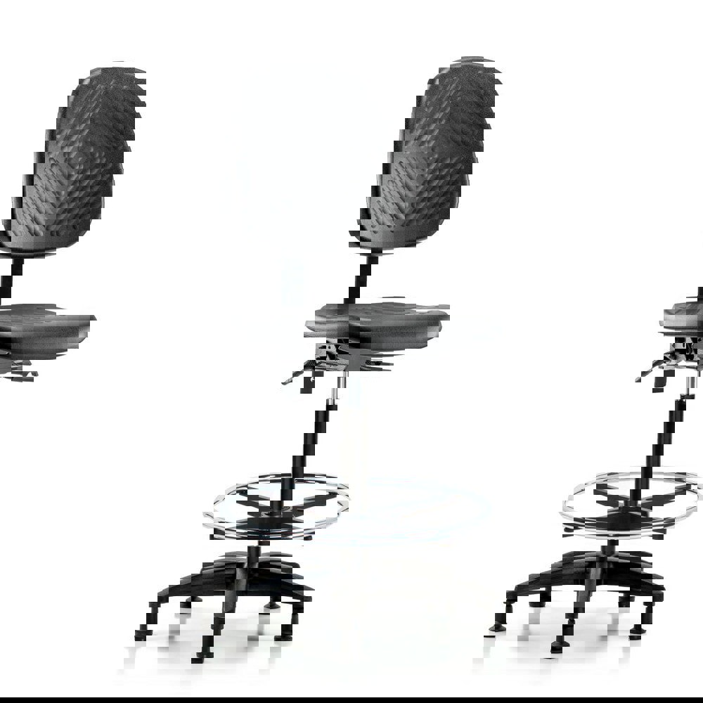 Task Chair: Polyurethane, Black