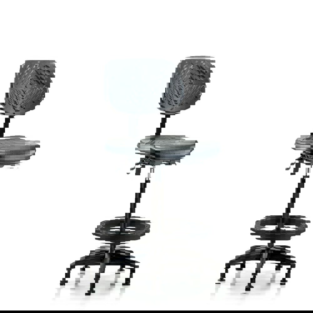 Task Chair: Polyurethane, Black