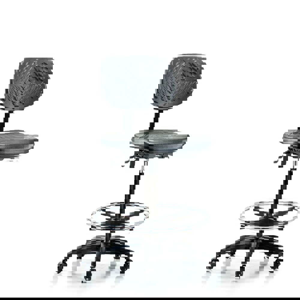 Task Chair: Polyurethane, Black