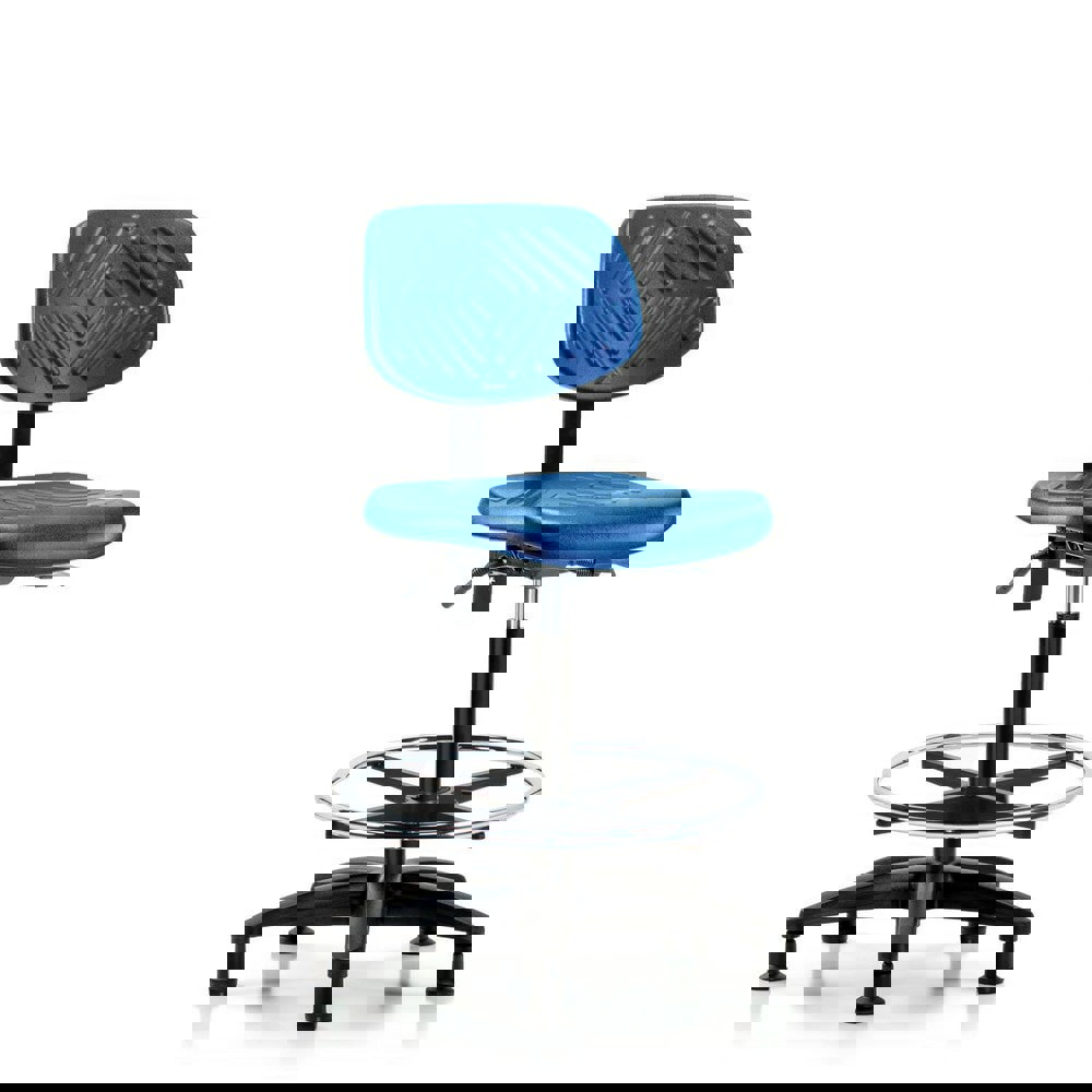 Task Chair: Polyurethane, Blue