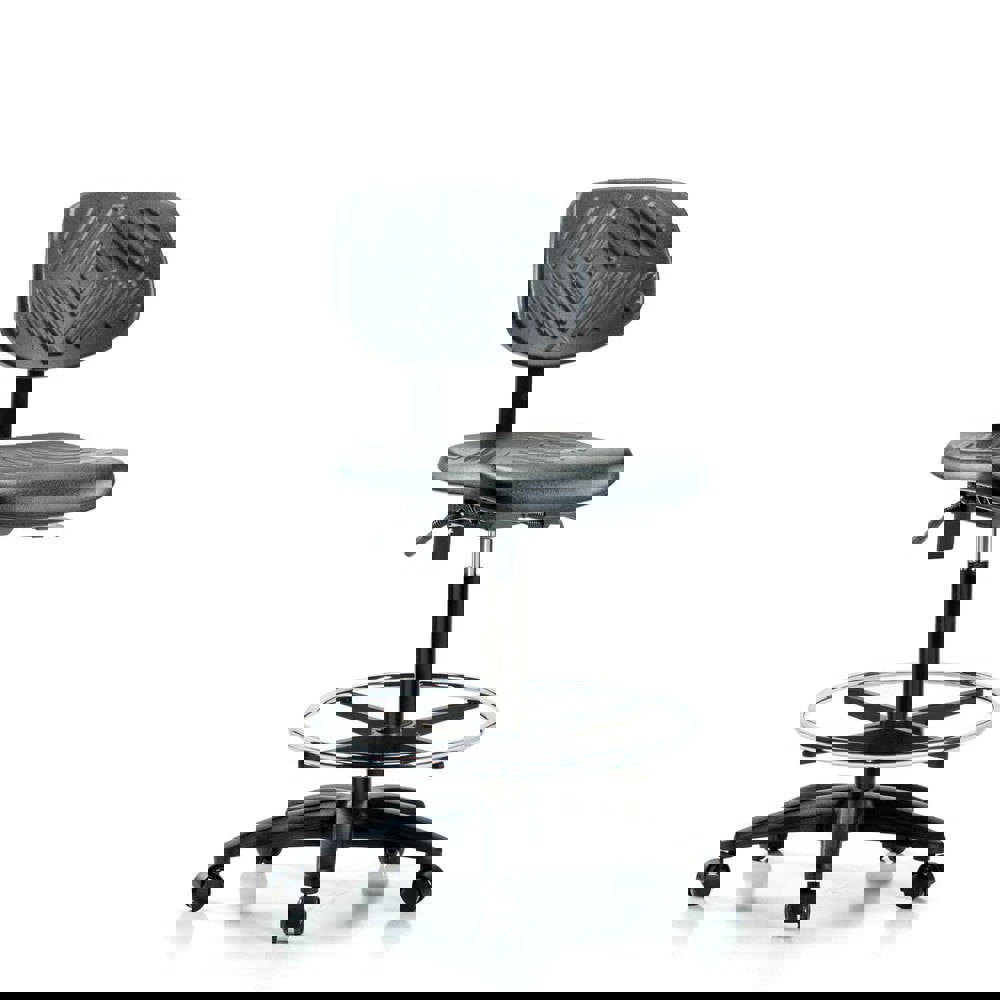 Task Chair: Polyurethane, Black