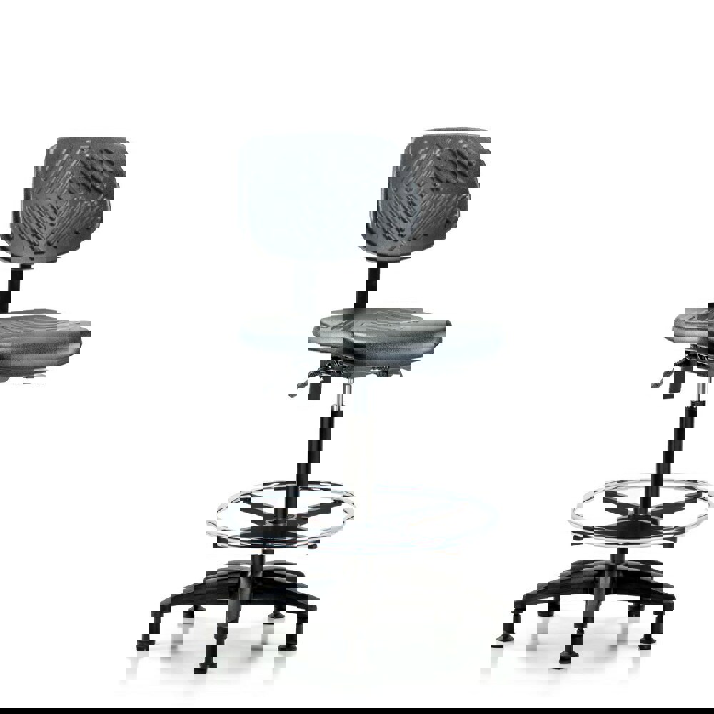 Task Chair: Polyurethane, Black