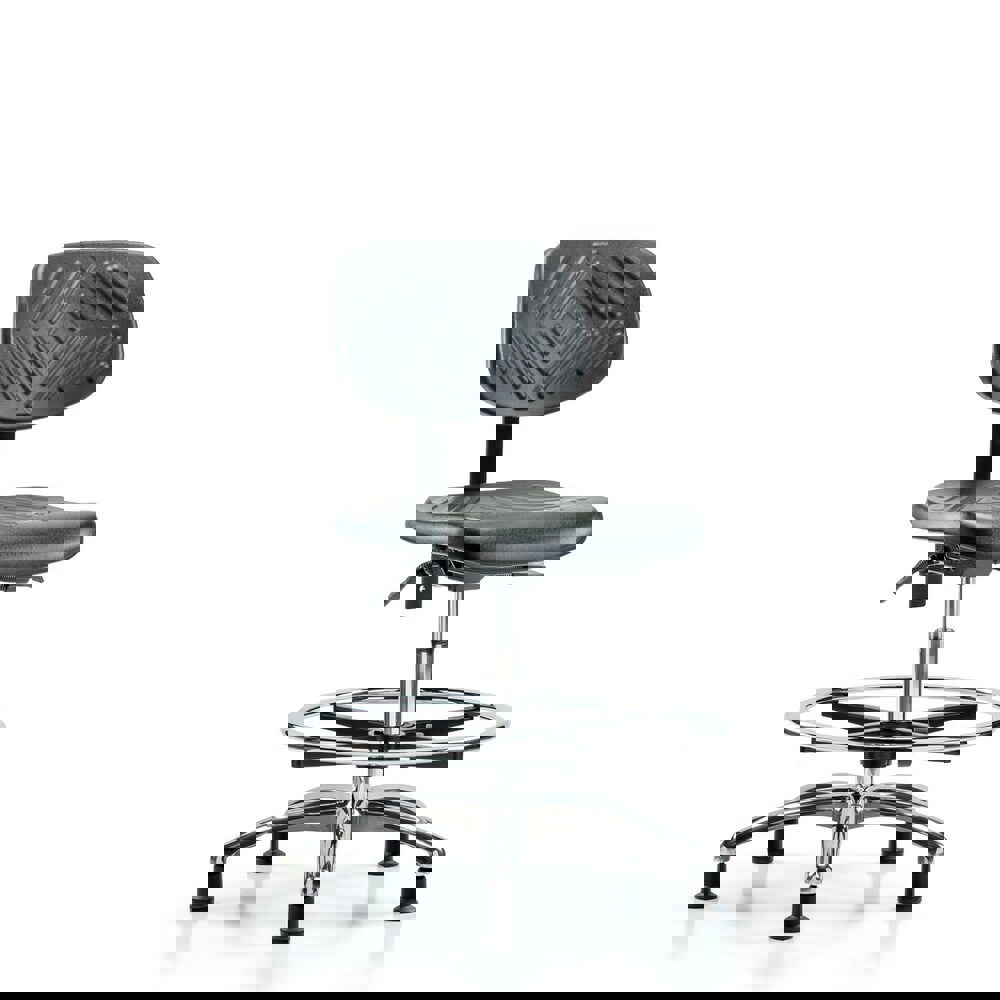 Task Chair: Polyurethane, Black