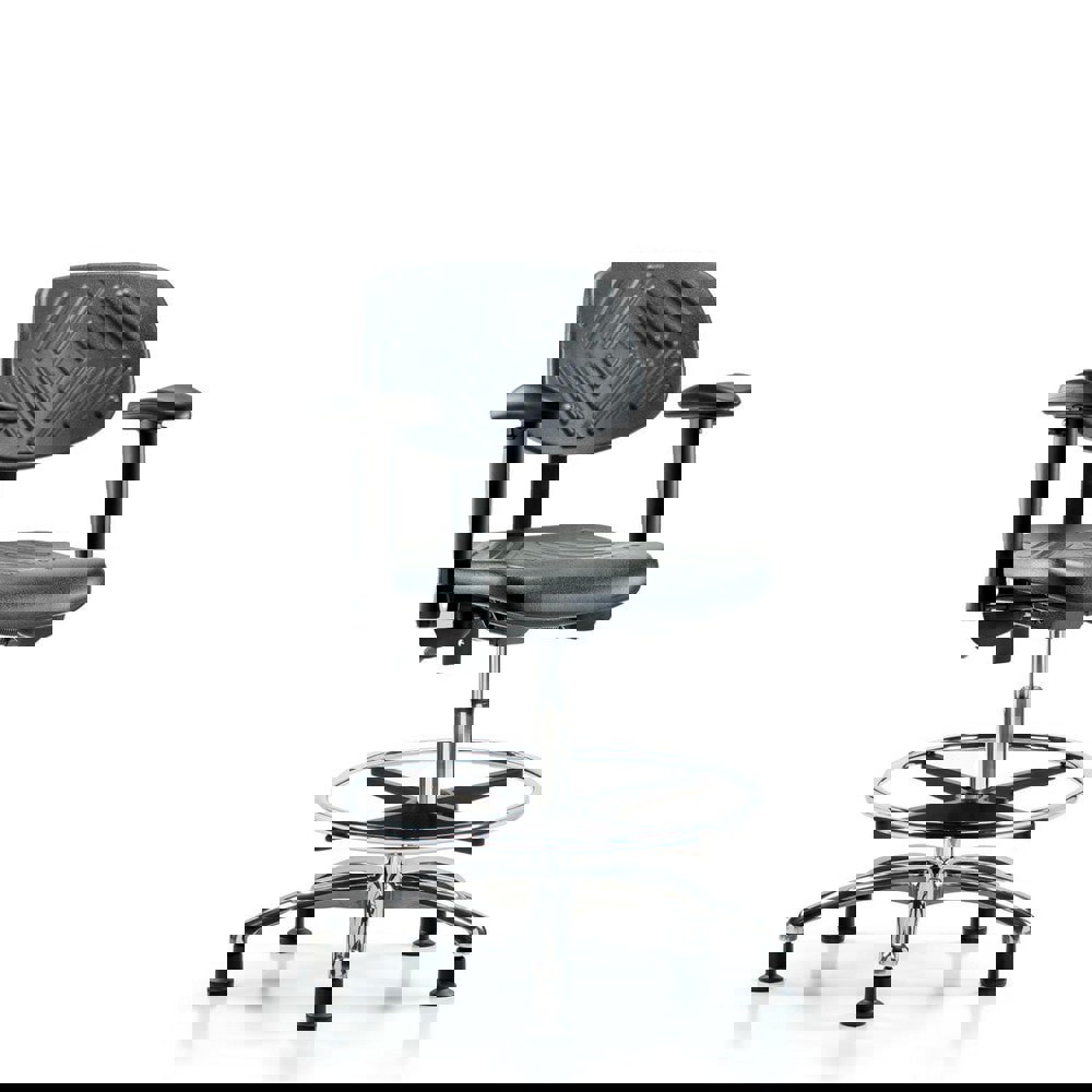 Task Chair: Polyurethane, Black