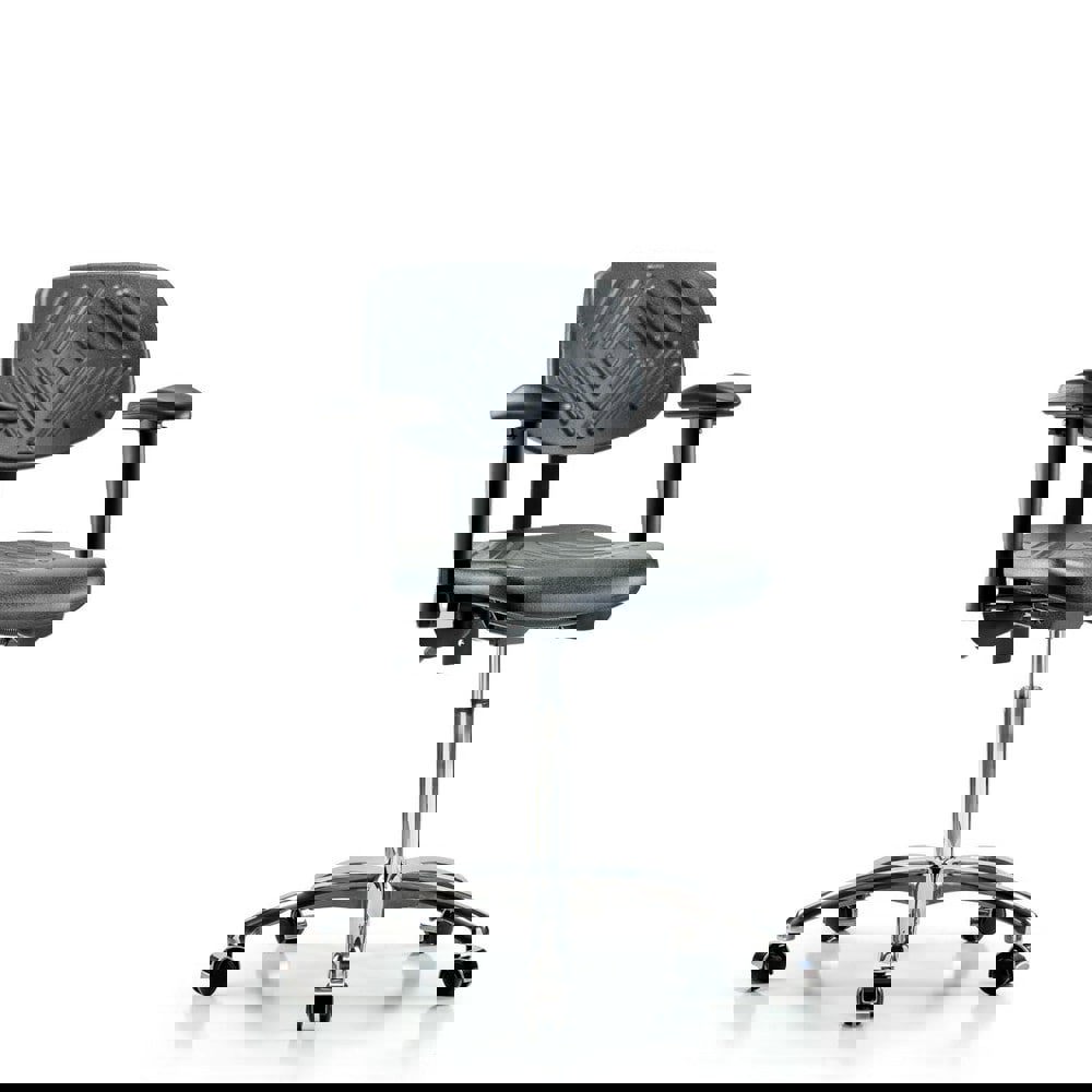 Task Chair: Polyurethane, Black