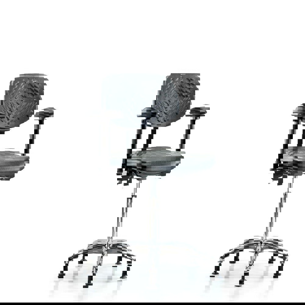 Task Chair: Polyurethane, Black