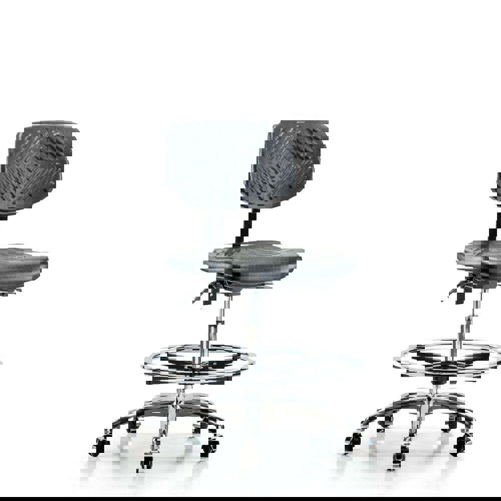 Task Chair: Polyurethane, Black