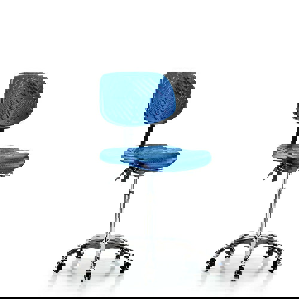 Task Chair: Polyurethane, Blue