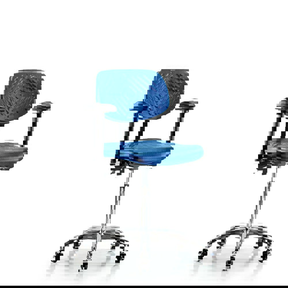 Task Chair: Polyurethane, Blue