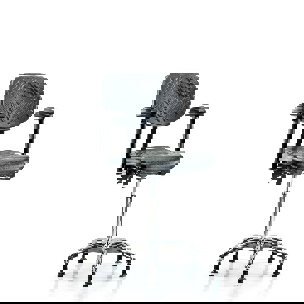 Task Chair: Polyurethane, Black