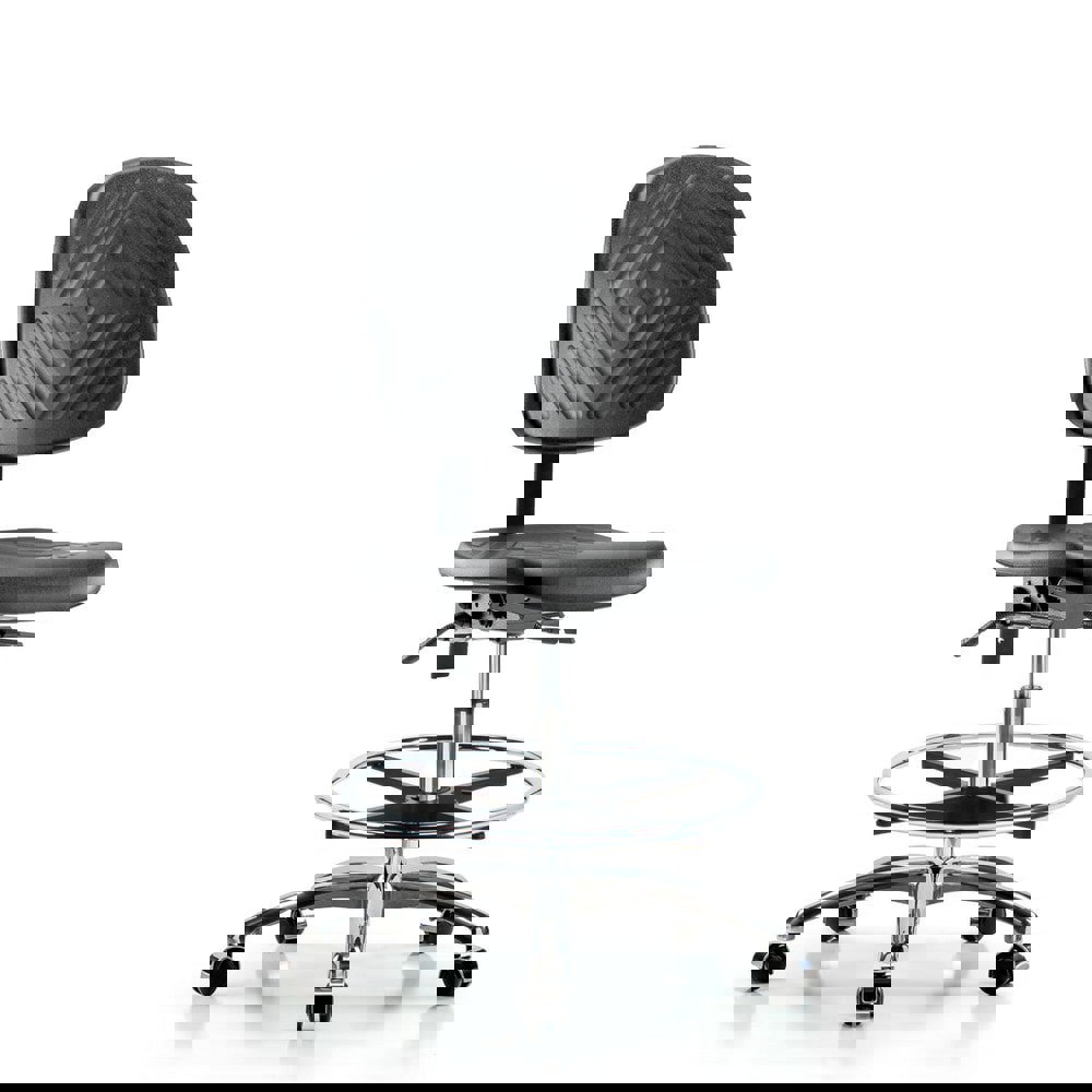 Task Chair: Polyurethane, Black