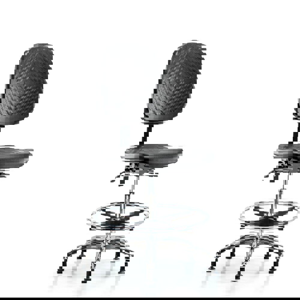 Task Chair: Polyurethane, Black