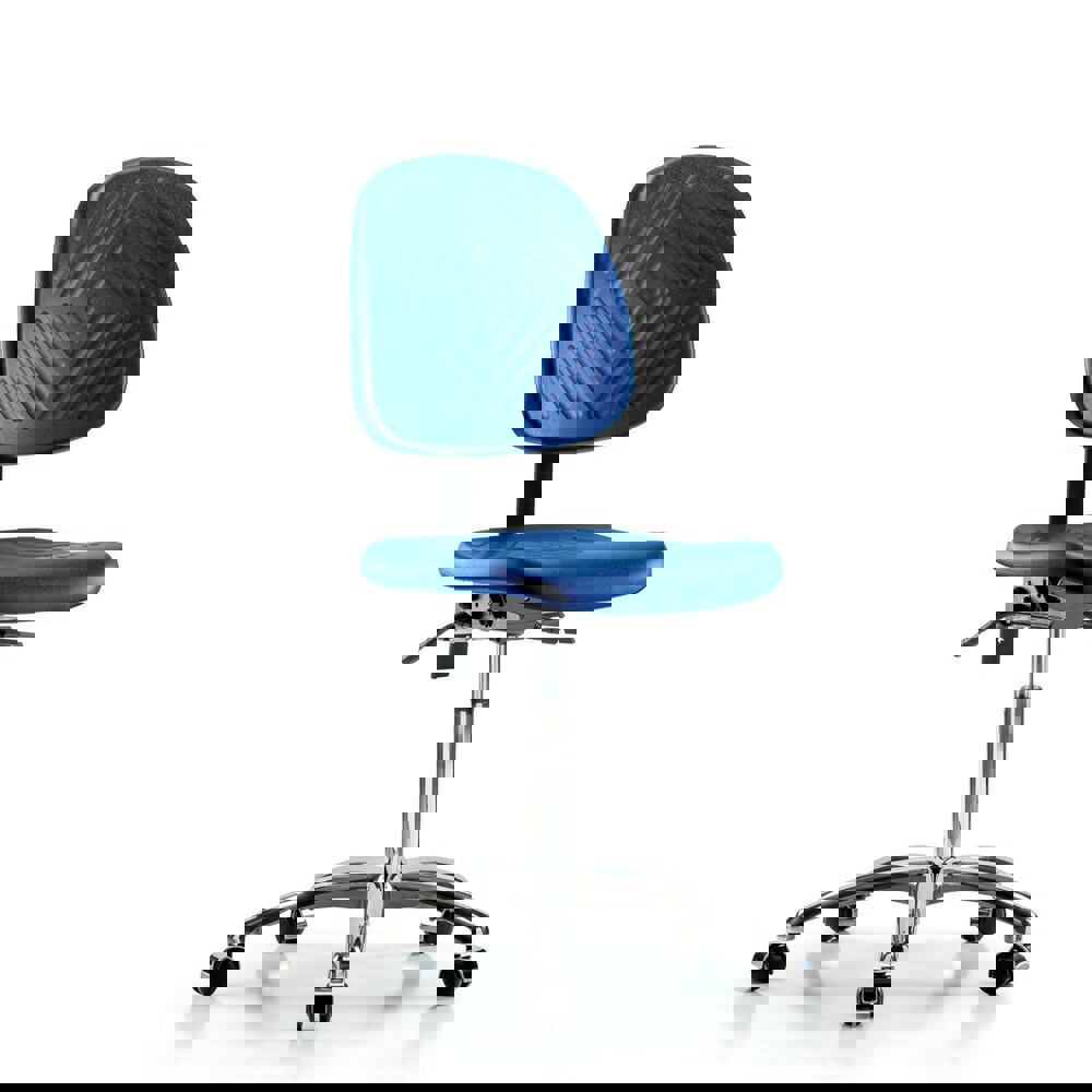 Task Chair: Polyurethane, Blue