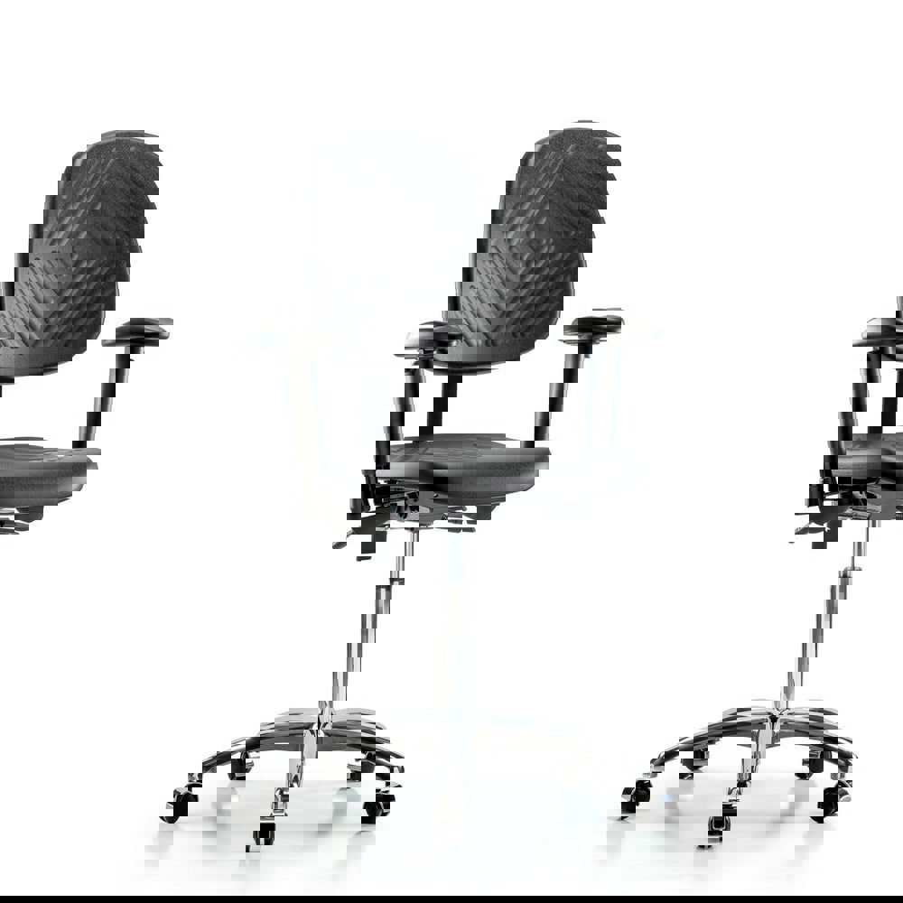 Task Chair: Polyurethane, Black