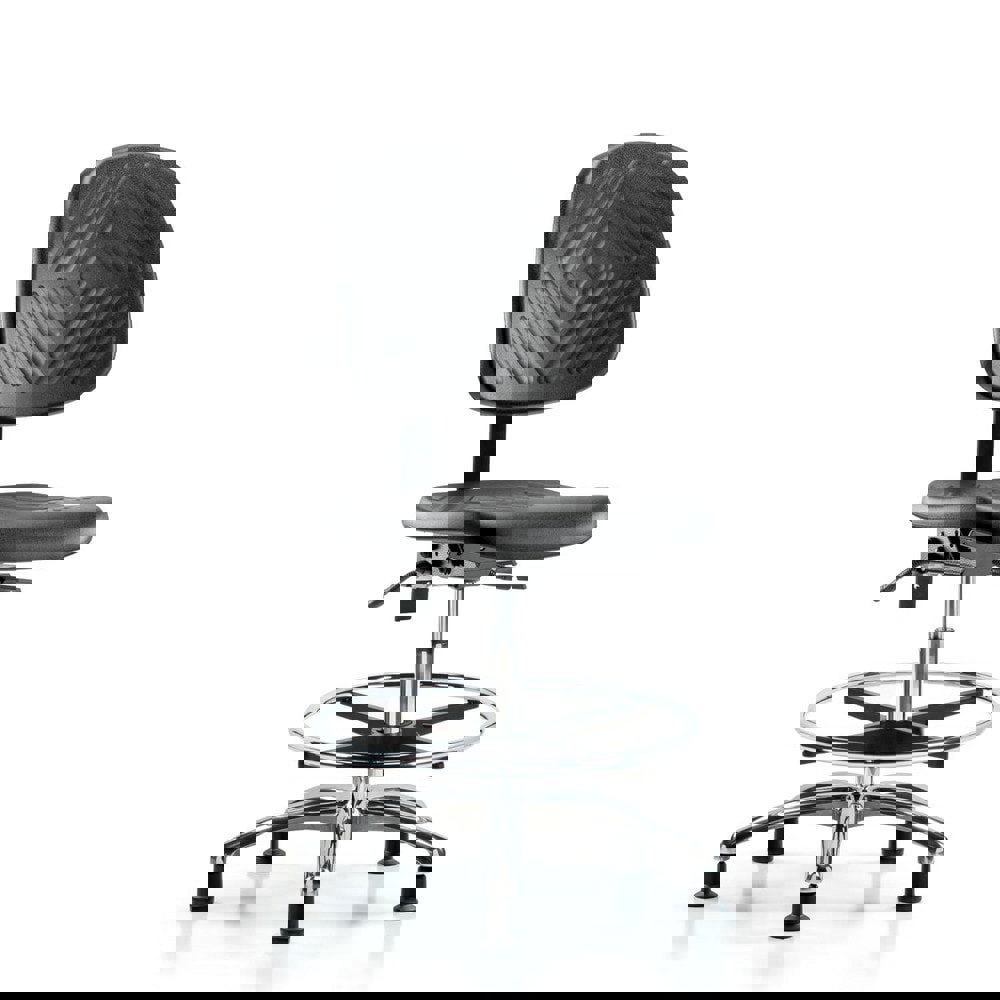 Task Chair: Polyurethane, Black