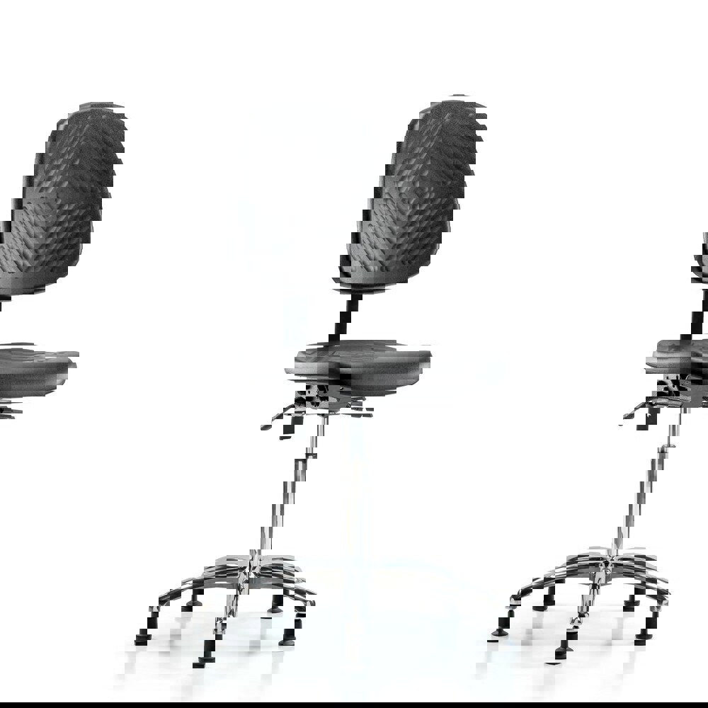 Task Chair: Polyurethane, Black