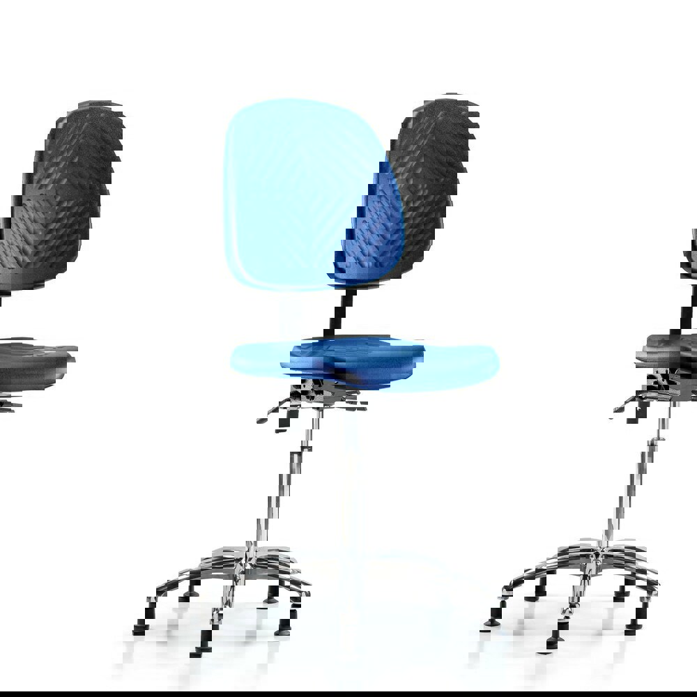 Task Chair: Polyurethane, Blue