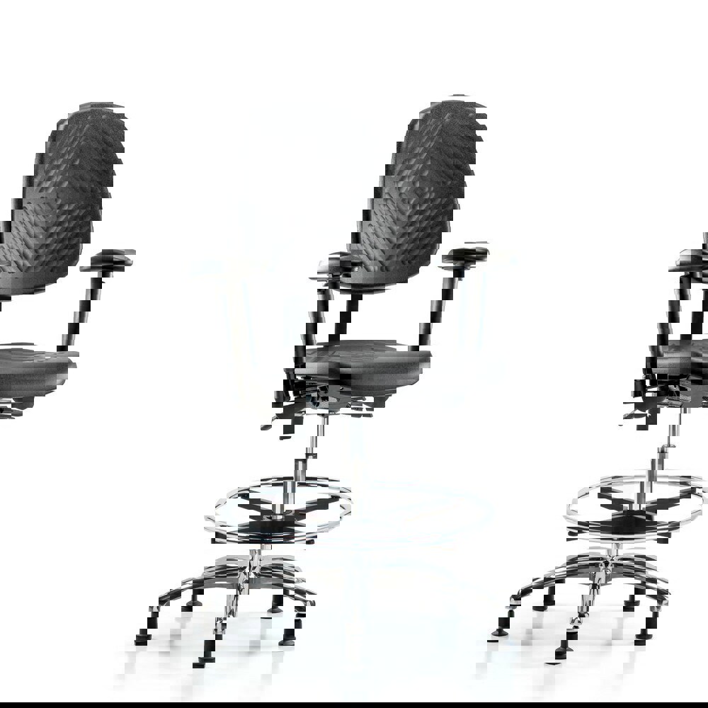 Task Chair: Polyurethane, Black