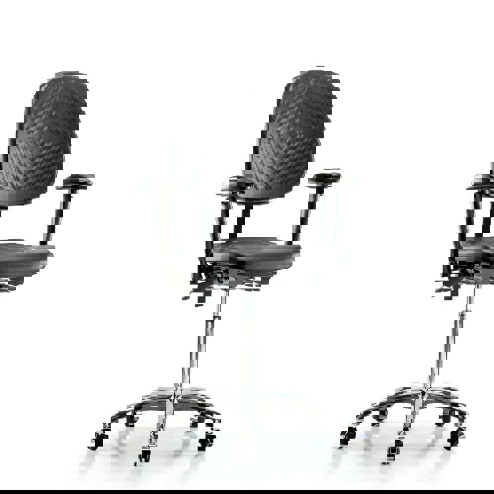 Task Chair: Polyurethane, Black