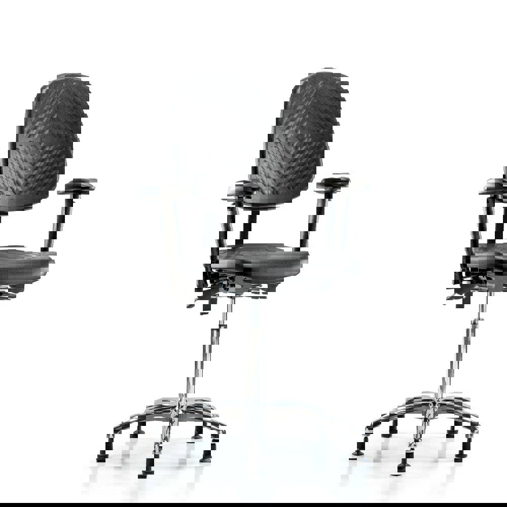 Task Chair: Polyurethane, Black