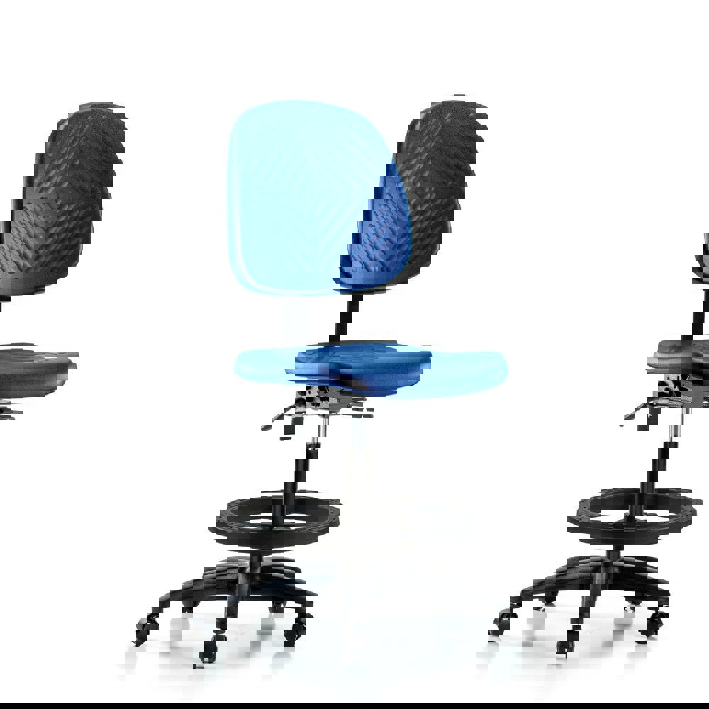 Task Chair: Polyurethane, Blue