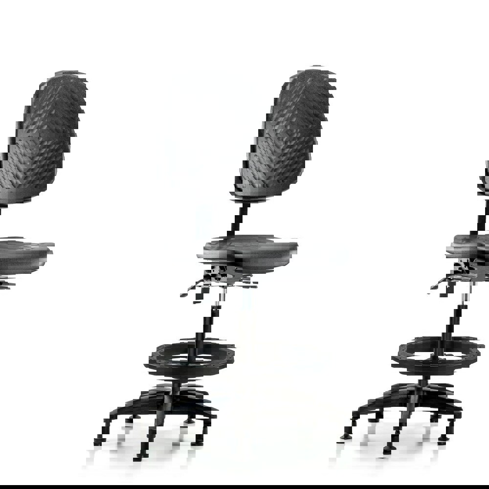 Task Chair: Polyurethane, Black