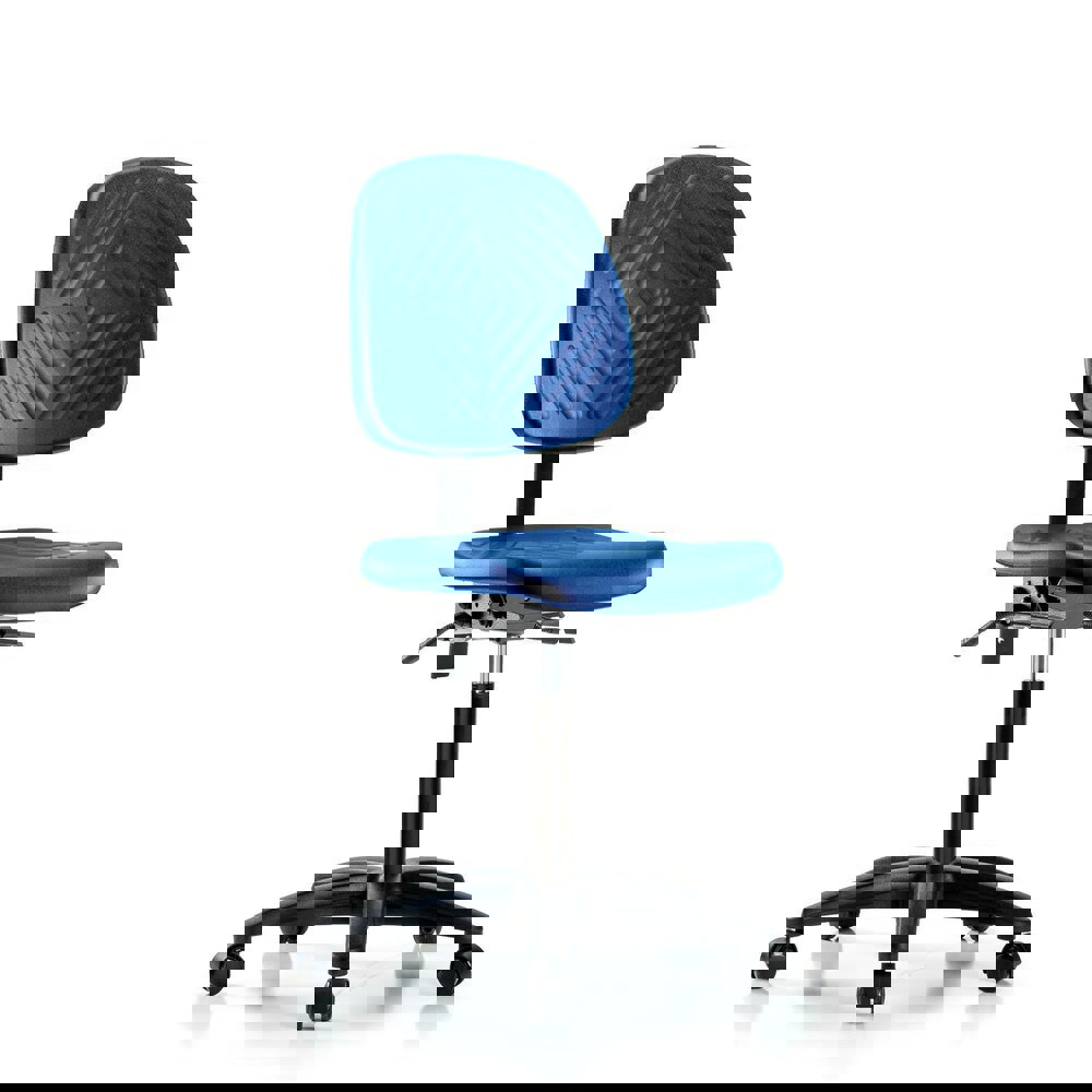 Task Chair: Polyurethane, Blue
