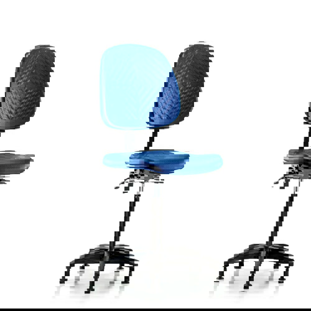 Task Chair: Polyurethane, Blue