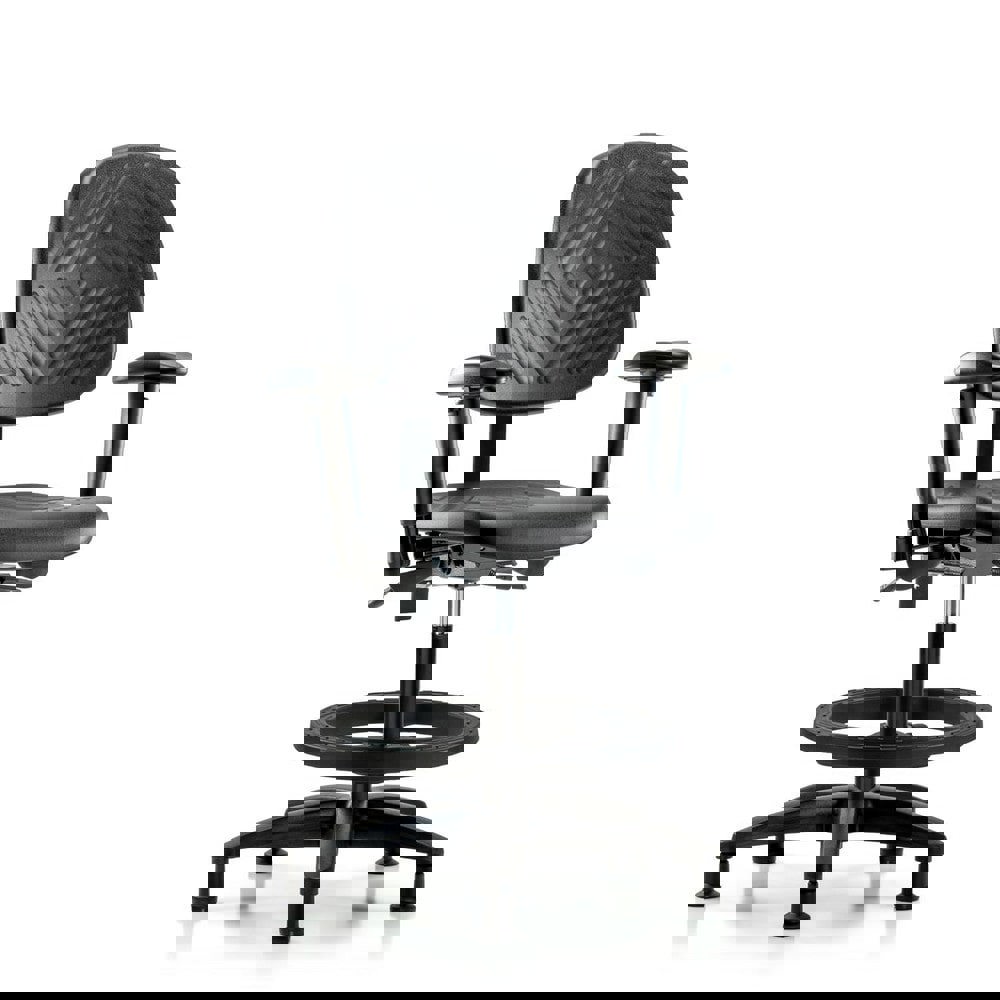 Task Chair: Polyurethane, Black