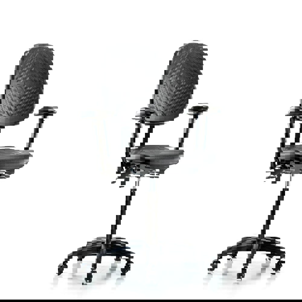 Task Chair: Polyurethane, Black