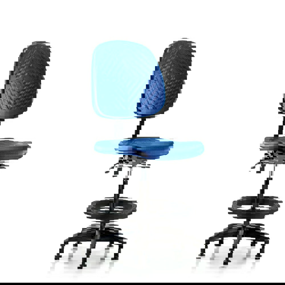 Task Chair: Polyurethane, Blue