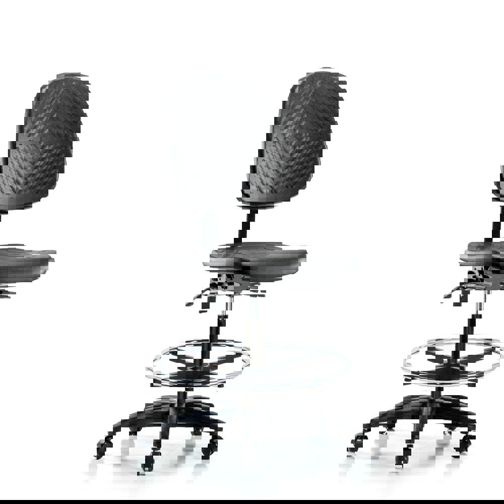 Task Chair: Polyurethane, Black