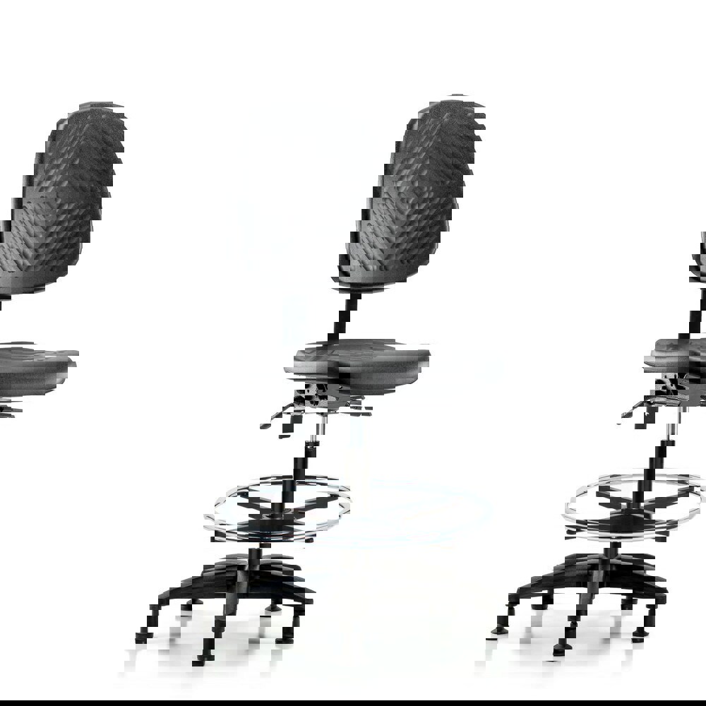 Task Chair: Polyurethane, Black