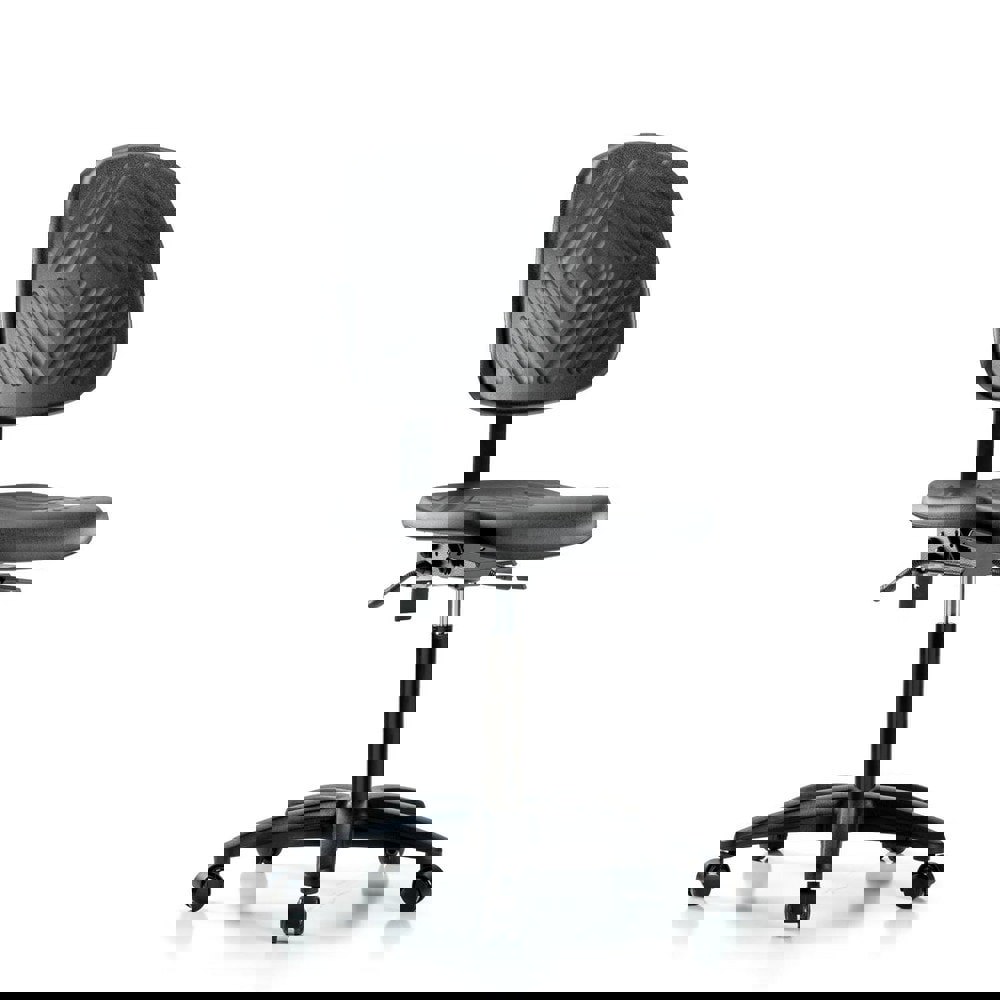 Task Chair: Polyurethane, Black