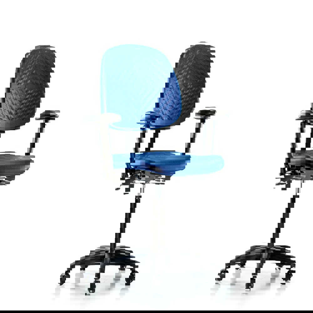 Task Chair: Polyurethane, Blue