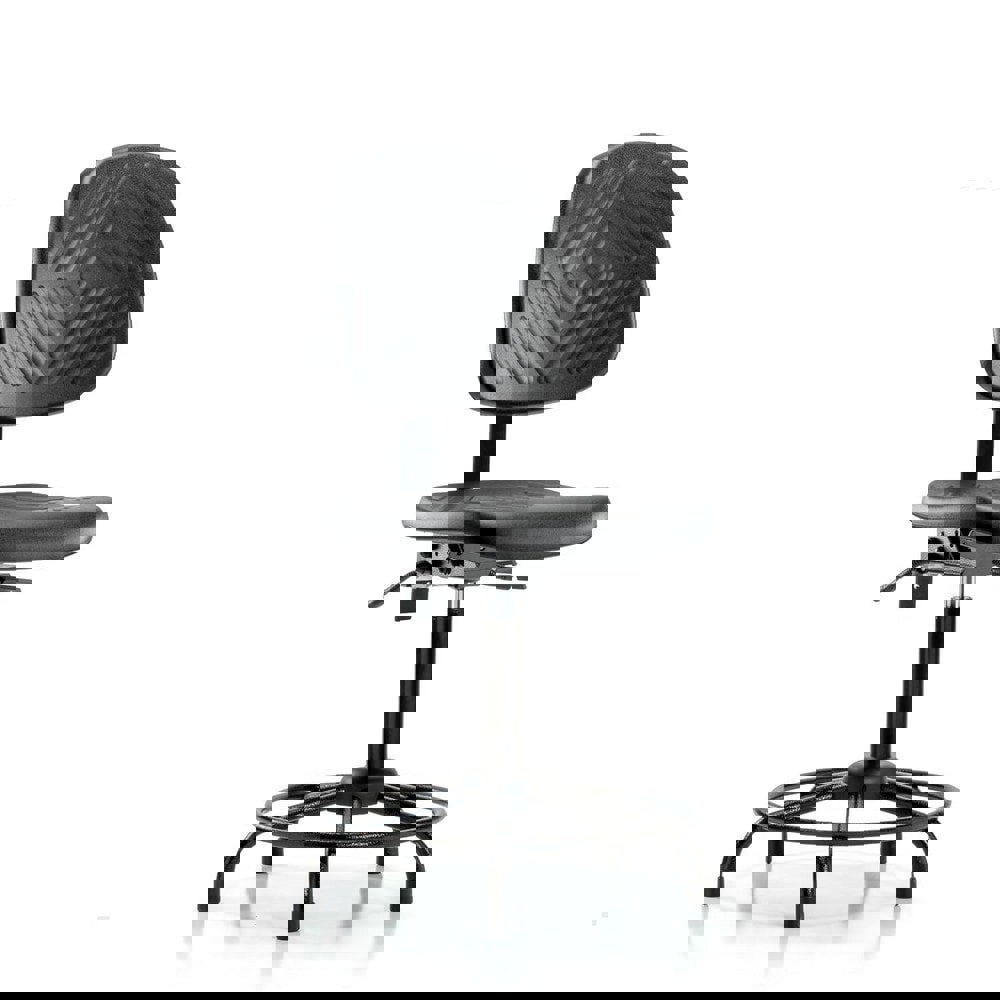 Task Chair: Polyurethane, Black