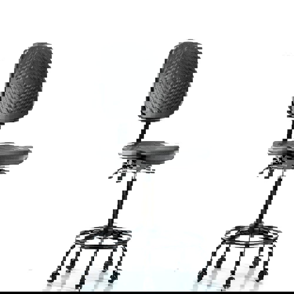 Task Chair: Polyurethane, Black