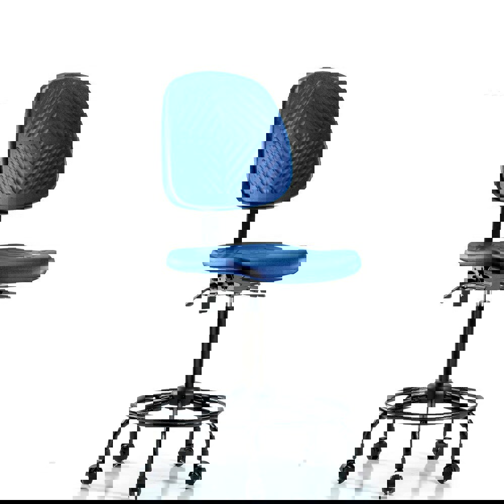 Task Chair: Polyurethane, Blue
