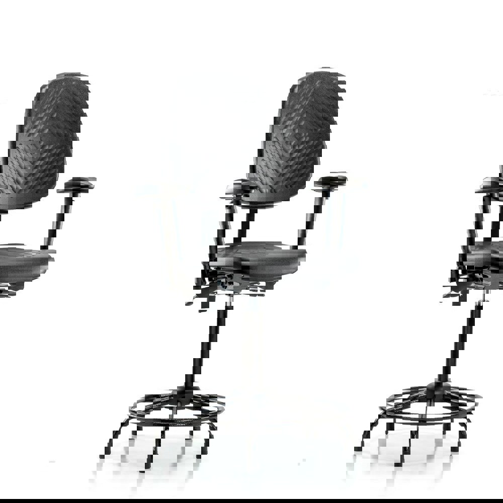 Task Chair: Polyurethane, Black