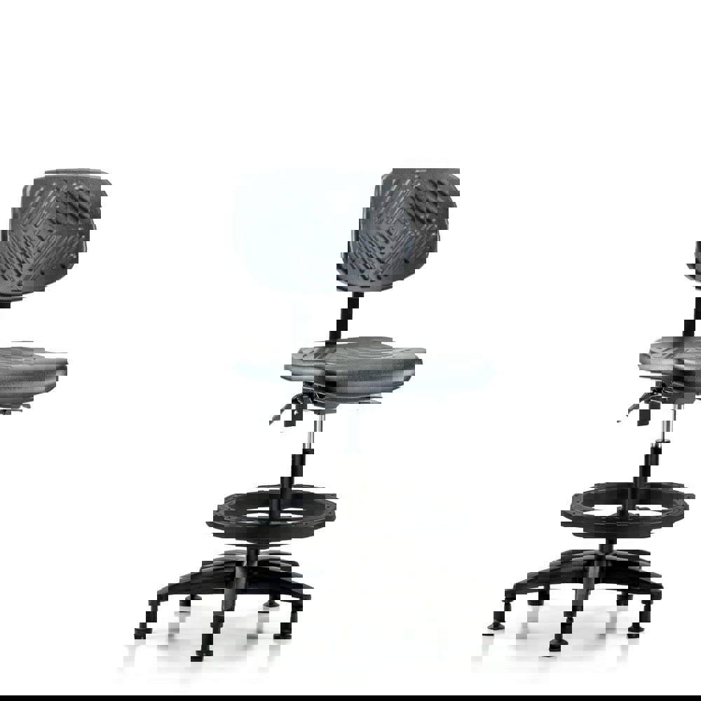 Task Chair: Polyurethane, Black