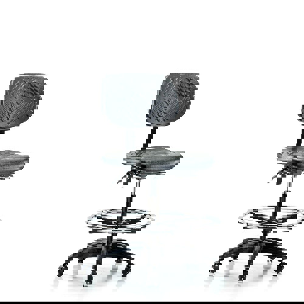 Task Chair: Polyurethane, Black