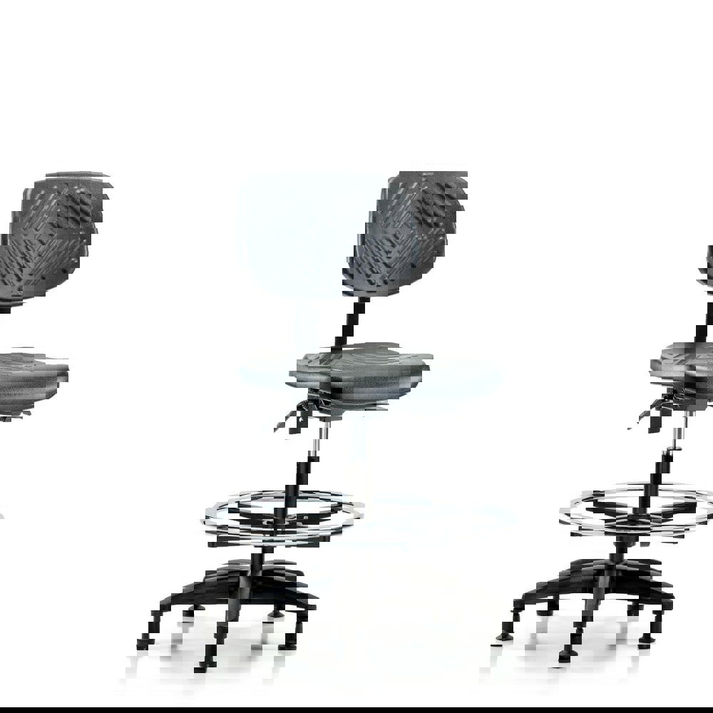 Task Chair: Polyurethane, Black