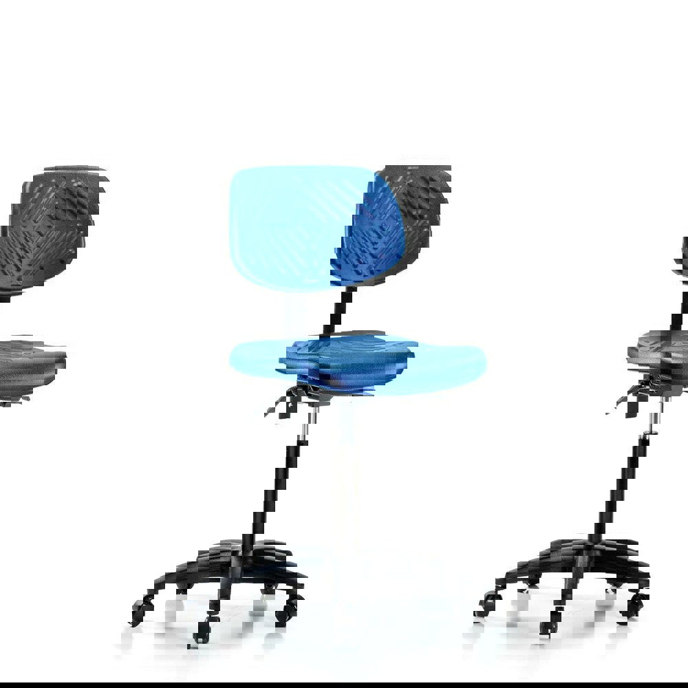 Task Chair: Polyurethane, Blue