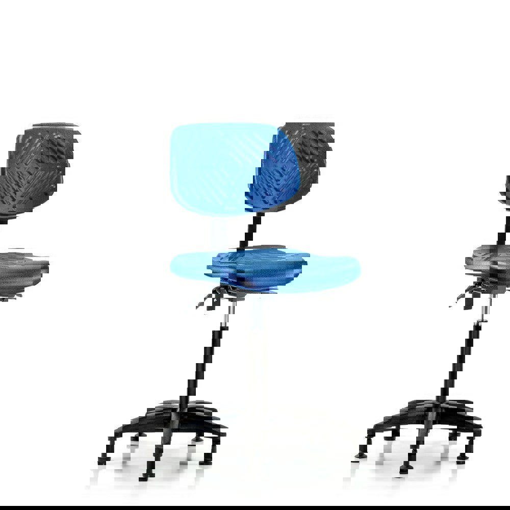 Task Chair: Polyurethane, Blue