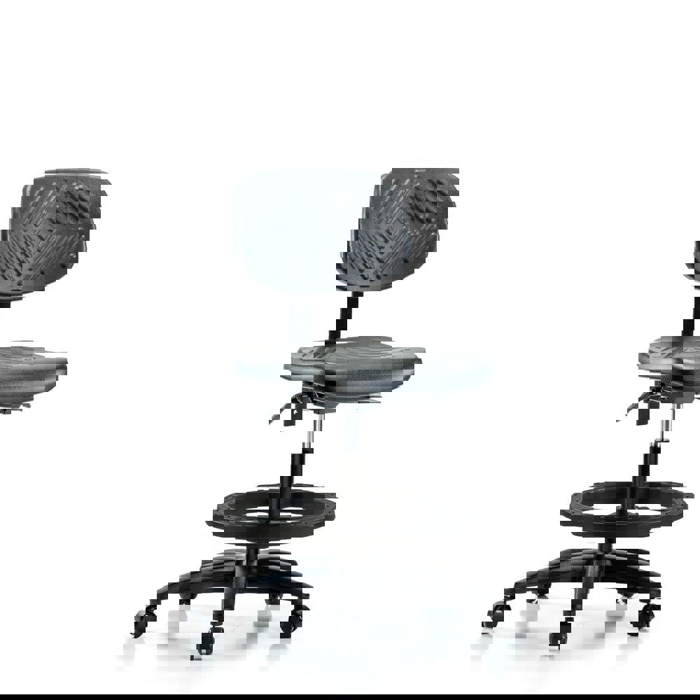 Task Chair: Polyurethane, Black