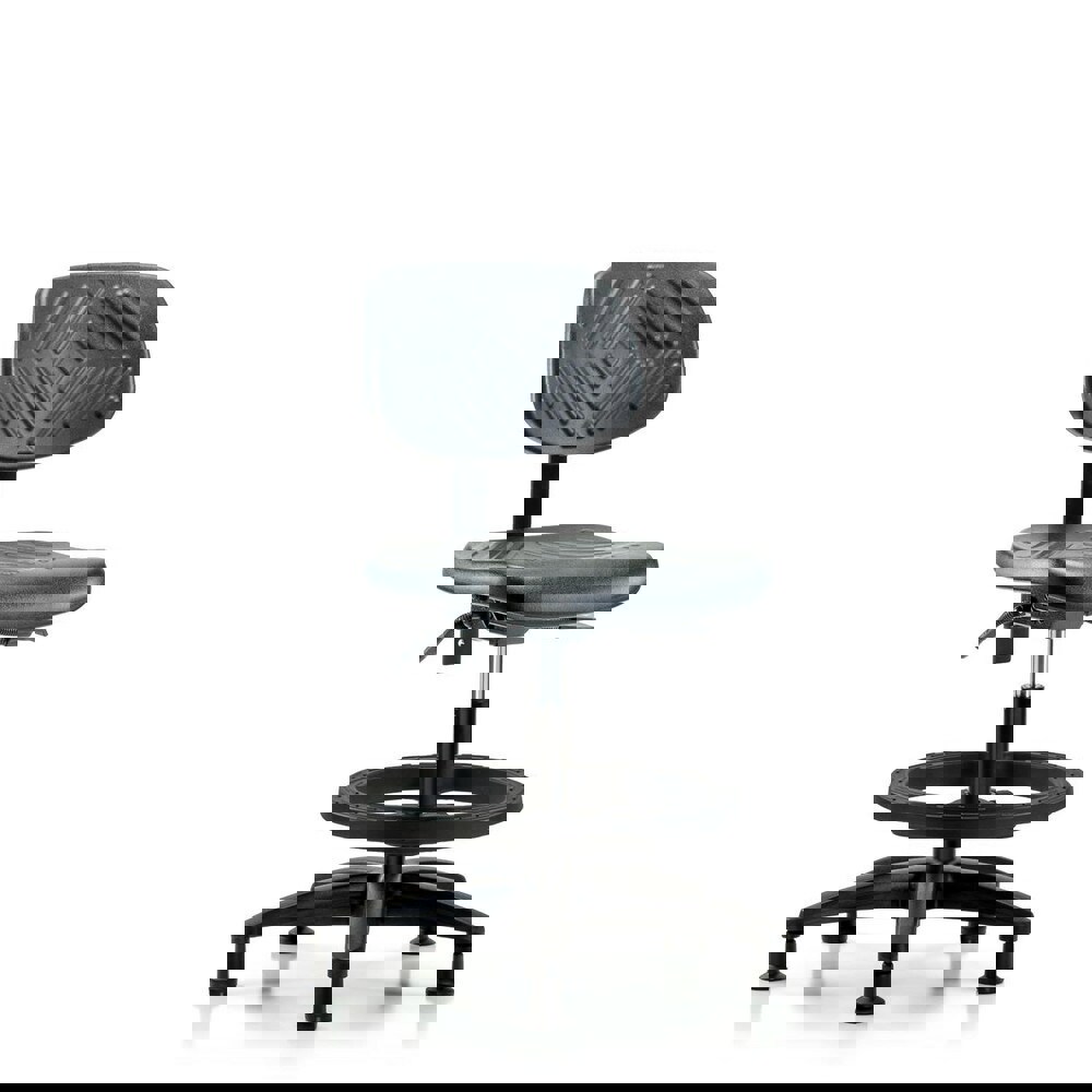 Task Chair: Polyurethane, Black