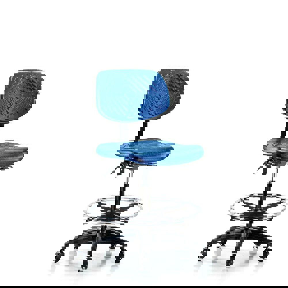 Task Chair: Polyurethane, Blue