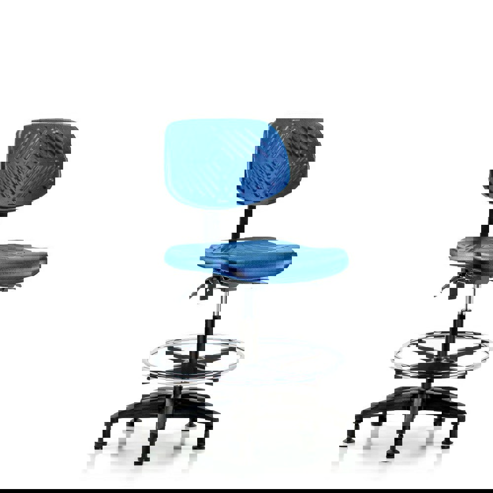 Task Chair: Polyurethane, Blue