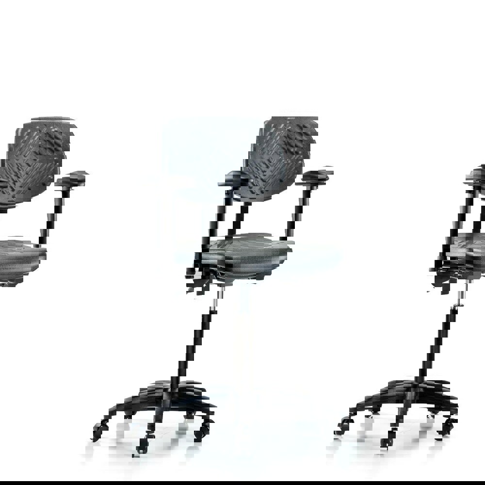 Task Chair: Polyurethane, Black