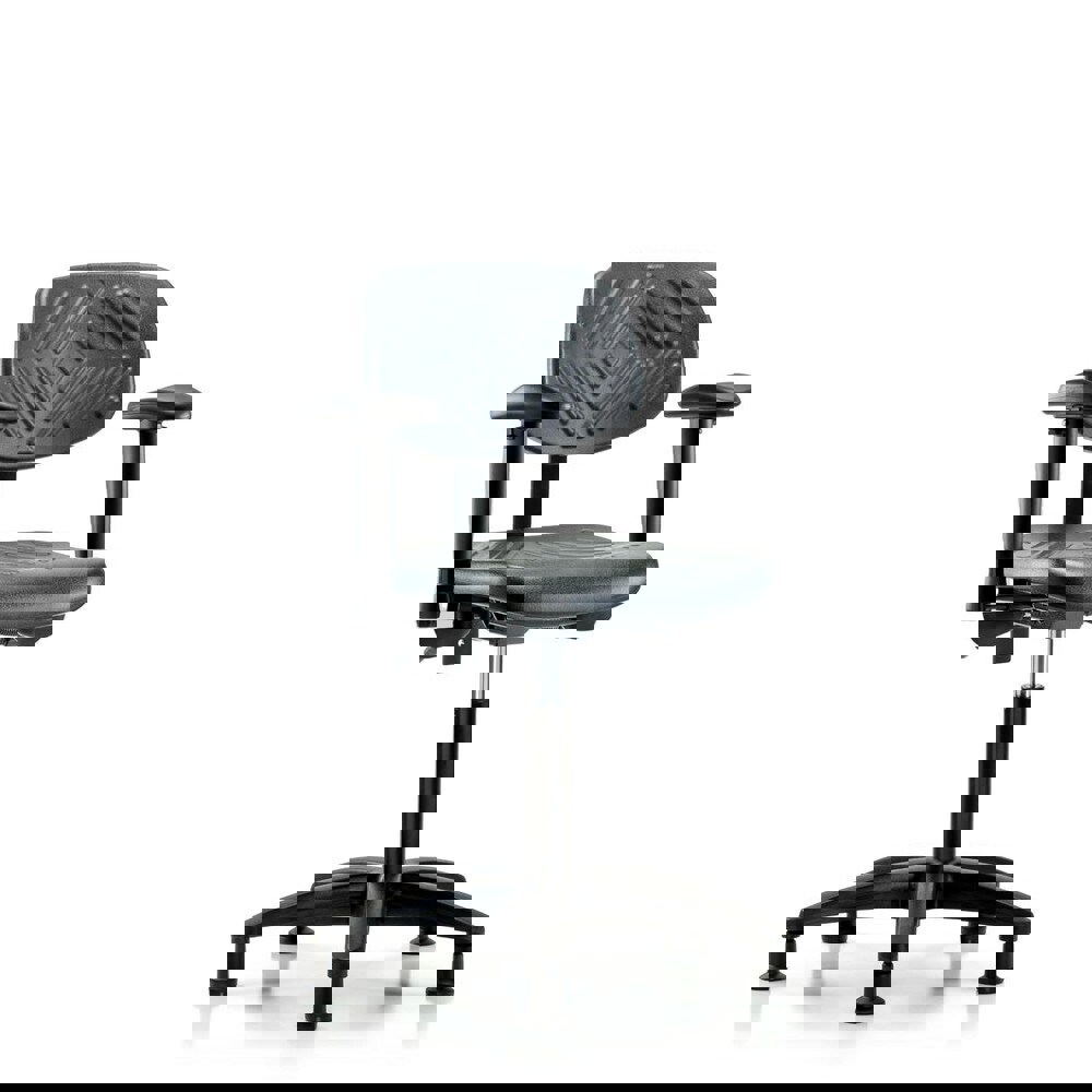 Task Chair: Polyurethane, Black